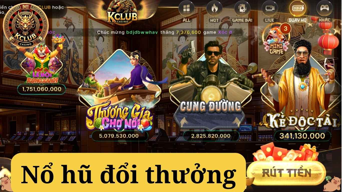 Tin tức về sảnh slot game nổ hũ Kclub